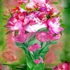 Pink Peonies Flowers Paint By Numbers