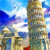 Pisa Tower Italy Paint By Numbers