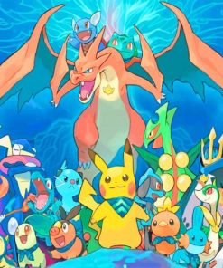 Pokemon Anime Exploration Paint By Numbers