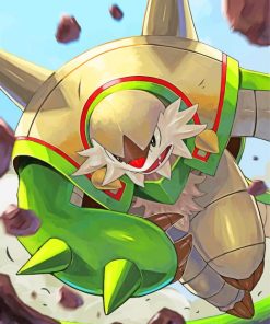 Chesnaught Anime Art Paint By Numbers