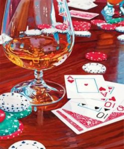 Poker Card Mastery Paint By Numbers