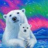 Polar Bears Baby Bear Paint By Numbers