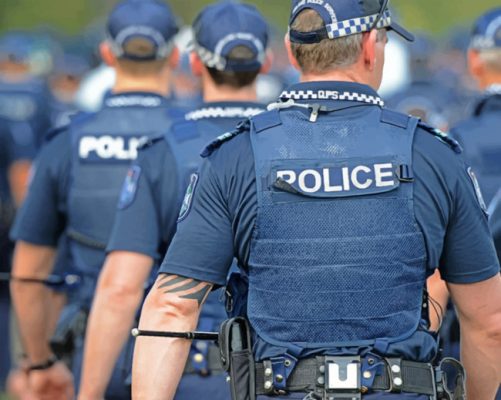 Finalizing Police Officer Artwork