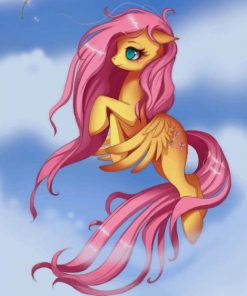 Pony Fluttershy Cartoon Paint By Numbers