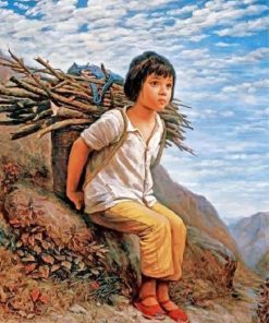 Vintage Girl Paint By Numbers