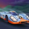 Porsche 917 Racing Car Paint By Numbers