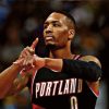 Portland Blazers Basketball Paint By Numbers