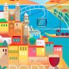Porto Cityscape Portugal Paint By Numbers