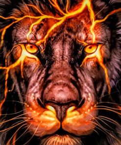 Majestic Lion Paint By Numbers