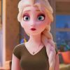 Disney Princess Elsa Paint By Numbers