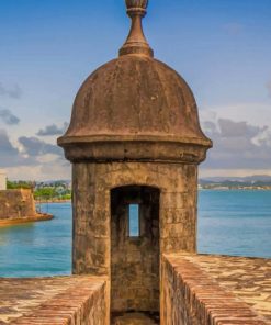 San Juan Landmark Puerto Rico Paint By Numbers