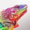 Colorful Iguana Nature Paint By Numbers