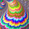 Colorful Rainbow Psychedelic Paint By Numbers