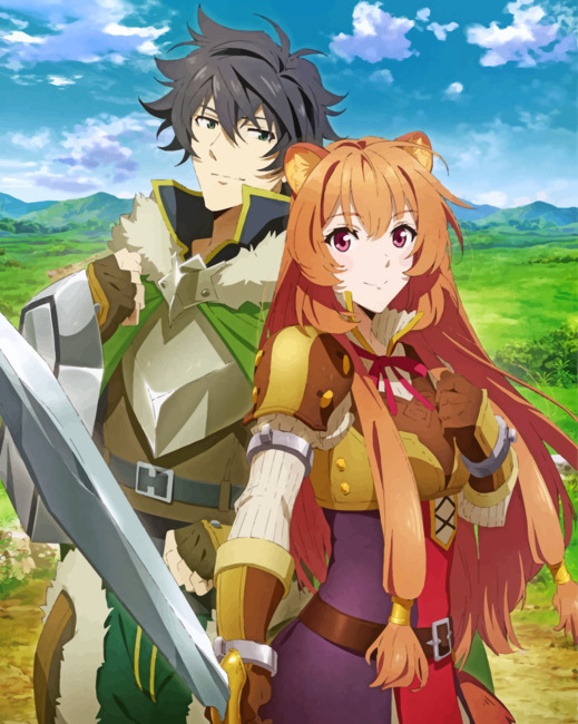 Finalized Anime Duo Raphtalia and Naofumi Artwork