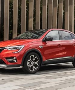 Red Renault Arkana Cars Paint By Numbers