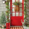 Red Door Paint By Numbers with Plants