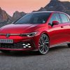 Red Volkswagen GTI Golf Paint By Numbers