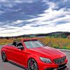 Red Mercedes Car Paint By Numbers