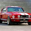 Red Ford Mustang GT500 Paint By Numbers
