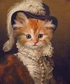 Renaissance Mr Cat Paint By Numbers