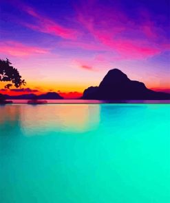 Beautiful Philippine Resort Paint By Numbers