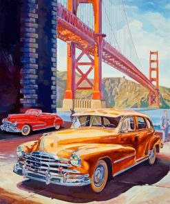 Golden Gate Bridge Retro Paint By Numbers