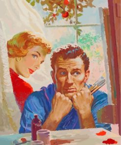Retro Romance for Couples Paint By Numbers