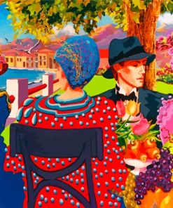 Vintage Retro Couple Paint By Numbers