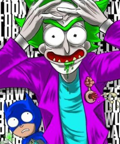 Rick and Morty Cartoon Fun Paint By Numbers