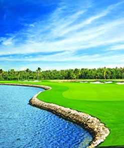 Ritz Carlton Golf Grand Cayman Paint By Numbers