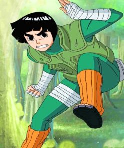 Rock Lee Anime Paint By Numbers