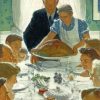American Family Dinner Paint By Numbers