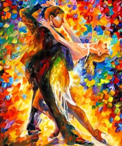 Romantic Dancing Couple Paint By Numbers