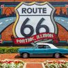 Classic Pontiac Route 66 Paint By Numbers