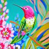 Aesthetic Hummingbird Paint By Numbers