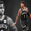 Brooklyn Nets Star Russel Dark Paint By Numbers
