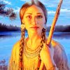 Native Woman Sacagawea Paint By Numbers