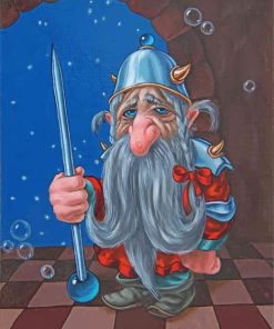 Fantasy Dwarf Paint By Numbers