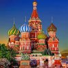 Saint Basils Moscow Landmark Paint By Numbers