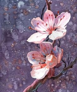 Cherry Blossom Delight Paint By Numbers
