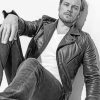 Sam Heughan Black and White Paint By Numbers