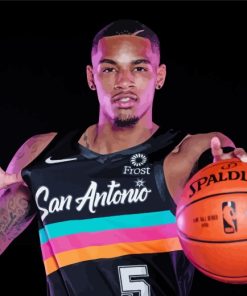 San Antonio Spurs Basketball Paint By Numbers
