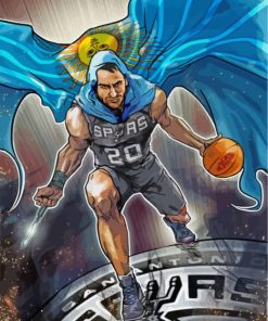 Spurs Basketball Thor Paint By Numbers