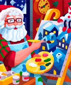 Santa Claus Holiday Paint By Numbers