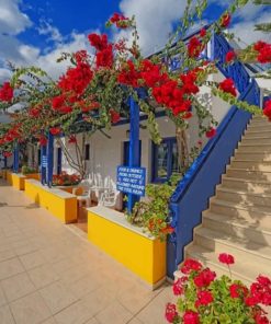 Explore Santorini Greece Paint By Numbers