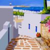 Enchanting Santorini Beaches Paint By Numbers