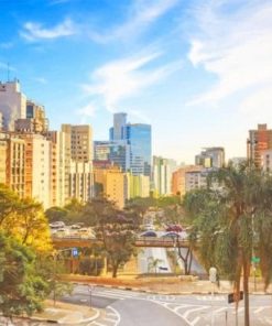 Sao Paulo Brazil Landscapes Paint By Numbers