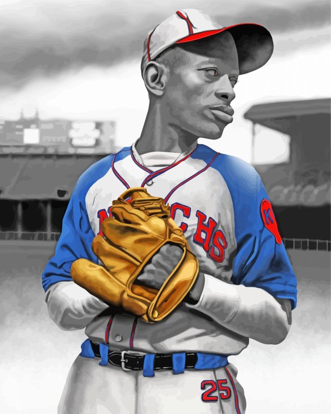 Satchel Paige Baseball Stars Paint By Numbers