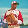 Satchel Paige Baseball Icon Paint By Numbers