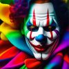 Scary Colorful Clown Paint By Numbers